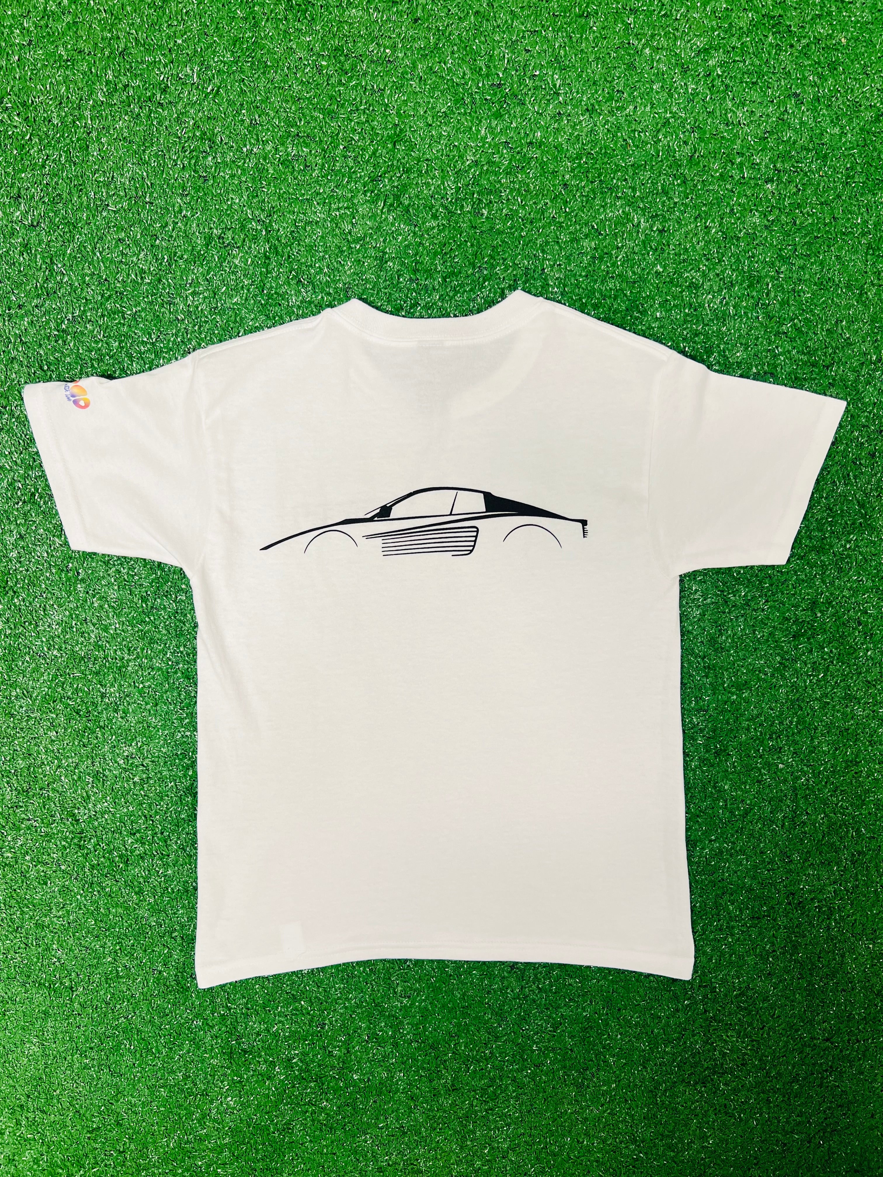 T-Shirt - Auto Ferrari (Kids and Adults) White