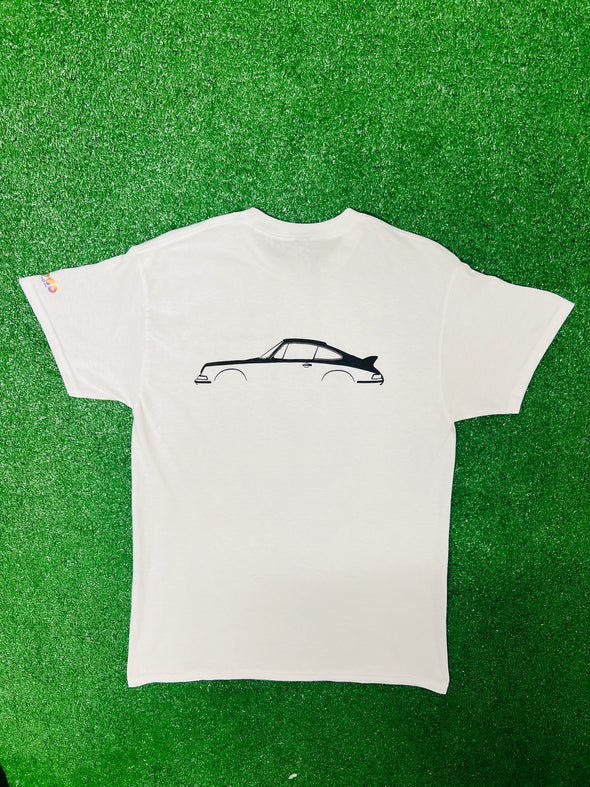 T-Shirt - Auto Porsche (Kids and Adults) White