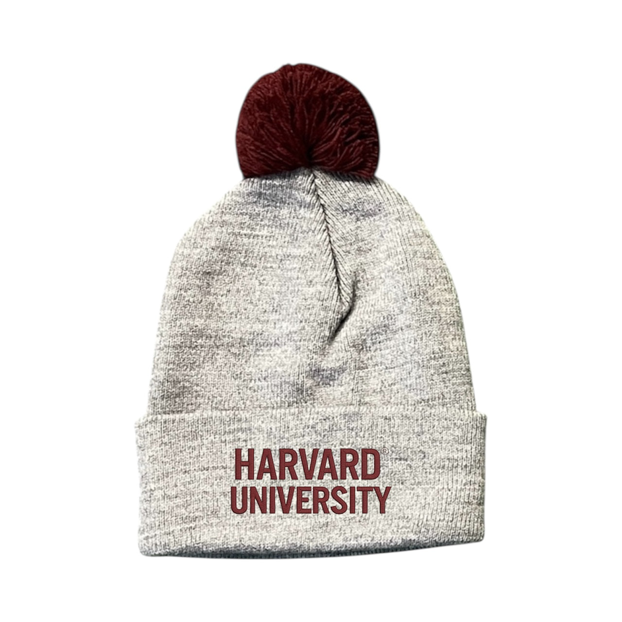 Winter Beanie with Pom Pom - Harvard University
