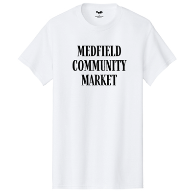 T-Shirt - "MEDFIELD COMMUNITY MARKET" - Medfield Community Market Event