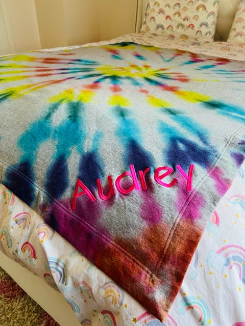 Tyed With Love Tie Dye "Custom" Blanket